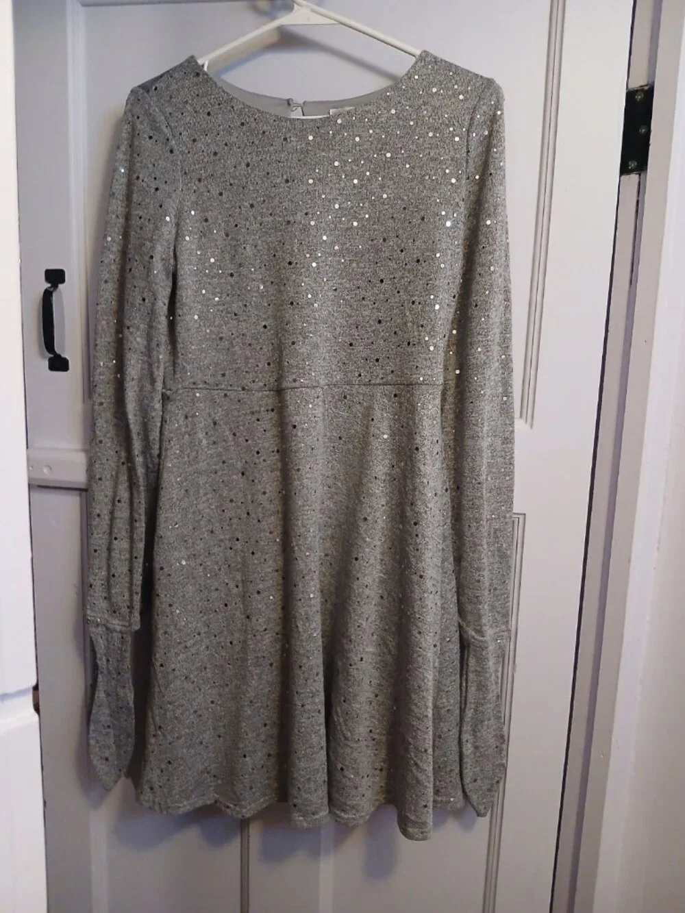 Rare Editions Girls 16 Grey Dress